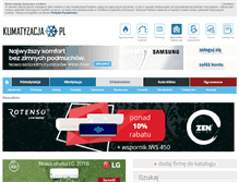 Tablet Screenshot of klimatyzacja.pl